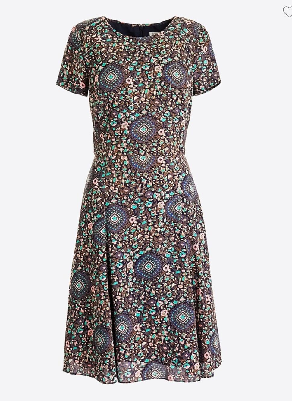 J. CREW NWT Short Sleeve Flutter Dress H5402 // 8